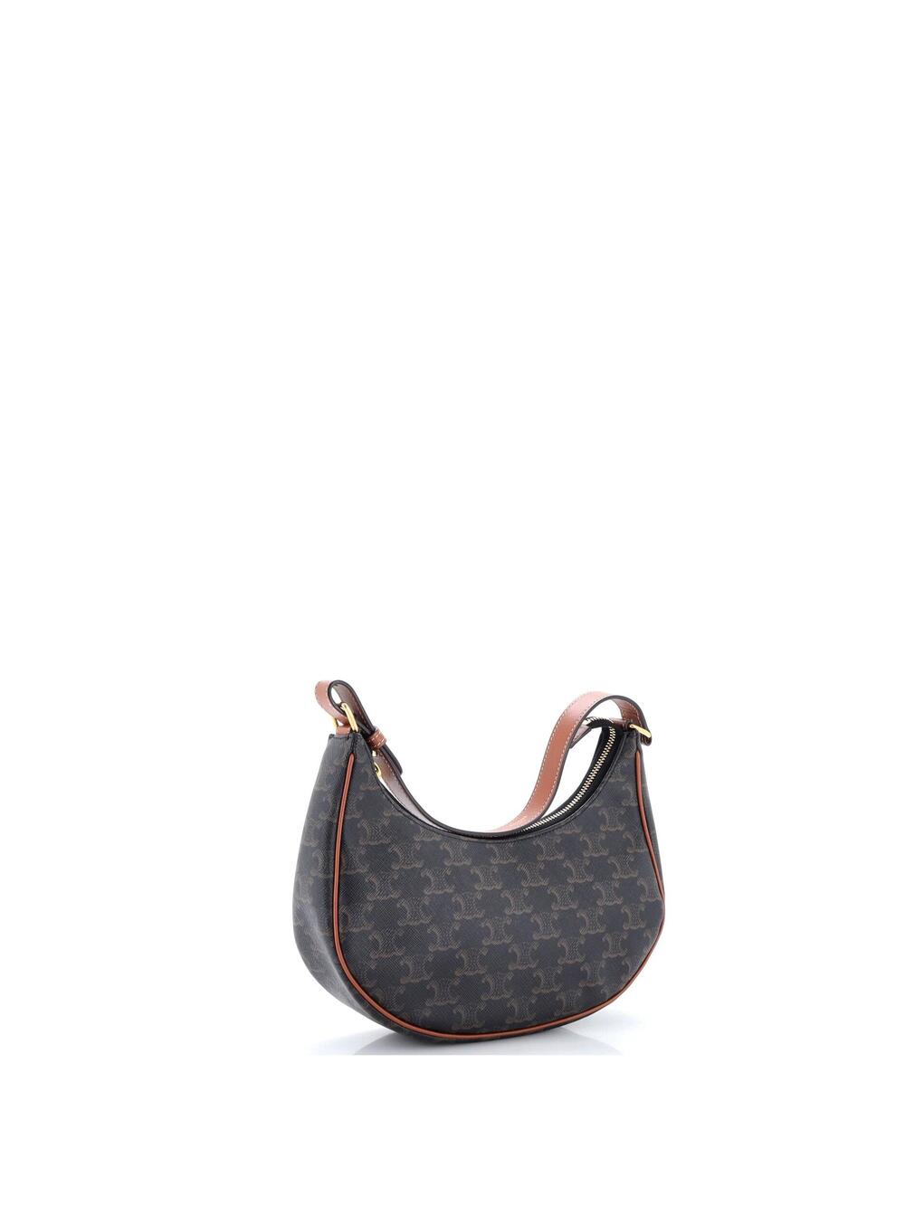 Celine Ava Bag Triomphe Coated Canvas #275456C16B - Picture 2 of 6